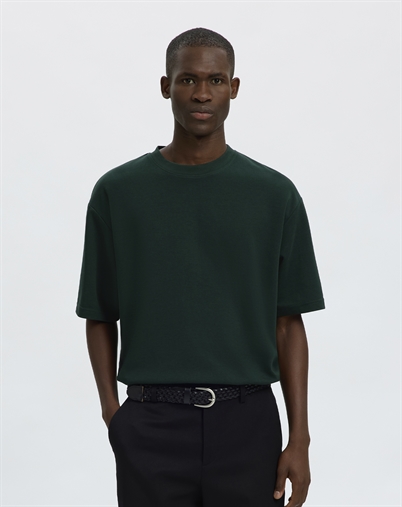 Selected - SLMLoose Oscar T-shirt - Pine Grove 